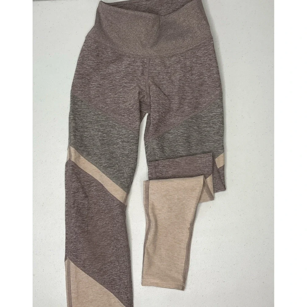 ALO Yoga Leggings Women 2XS High-Waist Pants Alosoft Sheila Smoky Quartz Pink